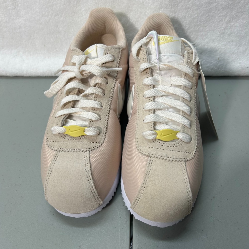 Nike Womens Size 8 Pink Cortez FL1 Alabaster Soft Athletic Shoes - Picture 2 of 8